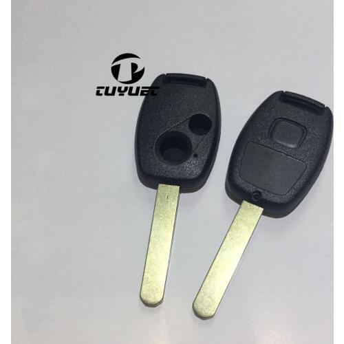 With Chip Groove Replacemetn Case 2 Buttons for Honda Fit Odyssey Replacement Remote Key Shell