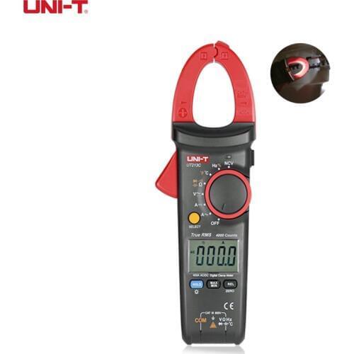 UNI-T Digital DC Current Clamp Meter 400A AC DC Multimeter Clamp UT213C NCV Voltage Resistance Continuity Measurement Tester