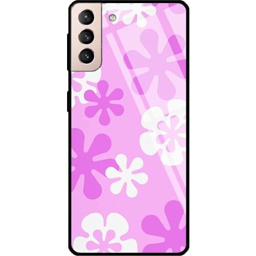Flower Power Daisy Psychedelic Groovy Tempered Glass Cover For Samsung Galaxy S21 Ultra S20 FE S8 S9 S10 Plus Note 10 20 Case
