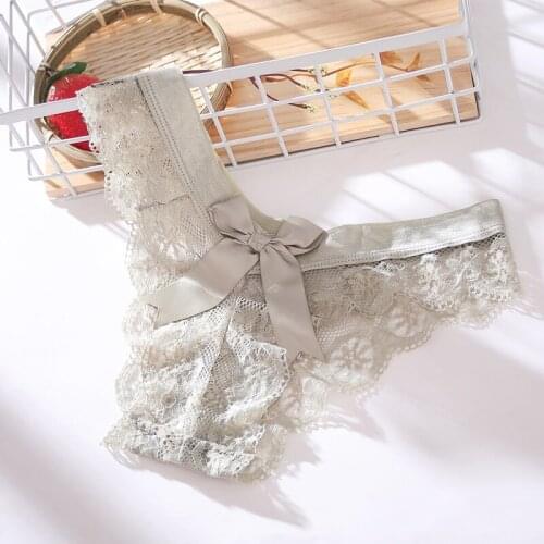 G-strings Charming Sexy Cute Lovely Female Thongs Super Elasticity Delicate Beautiful Hollow Soft Fit Lift Lace Woman T-back