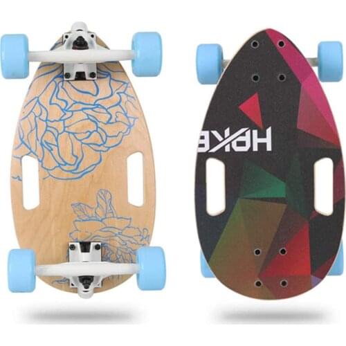 Mini Skateboard 17-Inch Land Cruiser ABEC-9 Silent Bearing Canadian Maple Deck with, Suitable for Children Beginner Adults