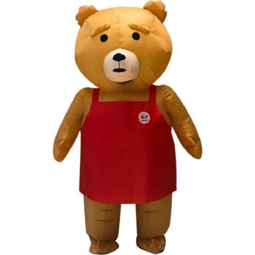 Bulging suit inflatable suit hair cartoon Doll Pink Cosplay Mardi Gras Wedding Party Festival Parenting Halloween Christmas