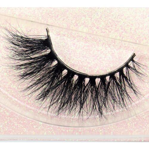 Visofree False eye lashes Thick Soft natural sexy party queen Extension for Beauty Makeup Giltter Packing 3D Mink Lashes E07