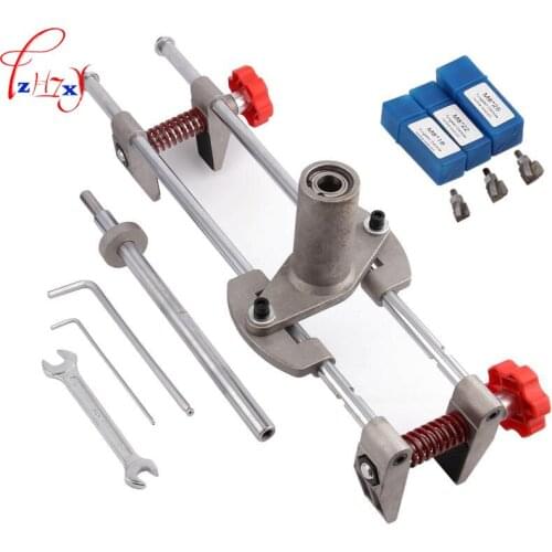 New Wood Door Locksmith Special Wooden Door Opener Hole Machine Rapid Positioning Of The Board Perforator 1pc