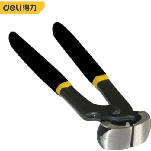 Deli Flat Mouth Cattle Horse Hoof Clippers Farrier Non-slip Grips Tower Pincers Pliers Nippers Snips Nail Puller Tool Alicates