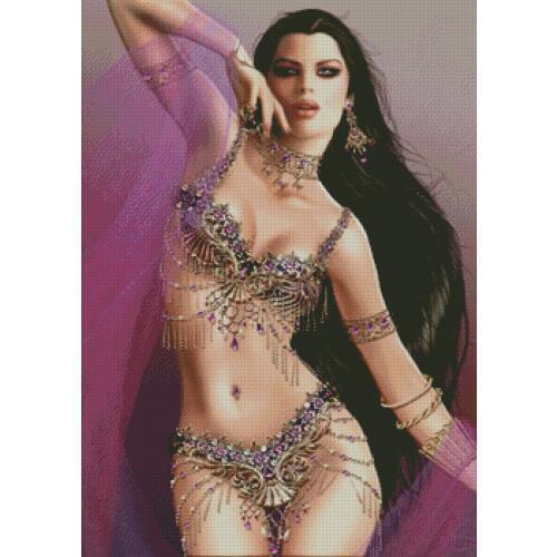 Needlework,Sexy India Beauty People 14CT Counted embroidery,DIY Aida Cross stitch kits,Art Pattern counted Cross-Stitching decor