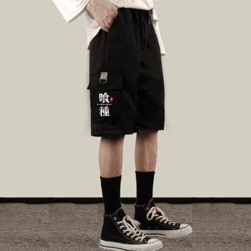 Tokyo Ghoul Summer Short Pants Sportswear Elastic Waist Breeches Shorts Men Women Cosplay Beach Shorts anime Sweatpants