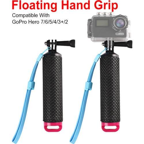 Waterproof Floating Hand Grip Water Sport Action Cameras Handler Mount Accessories For GoPro Camera Hero 7 6 5 4 3