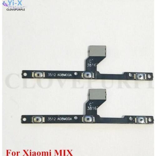 1PCS Side Power ON OFF Volume Key Button Switch Flex Cable Ribbon Replacement Repair Spare Parts for Xiaomi MIX