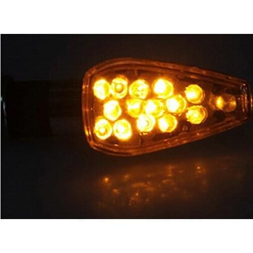 1pc Motorcycle Front&Rear Turn Signal Lights Steering Lamp Super Bright Waterproof LED Steering Light