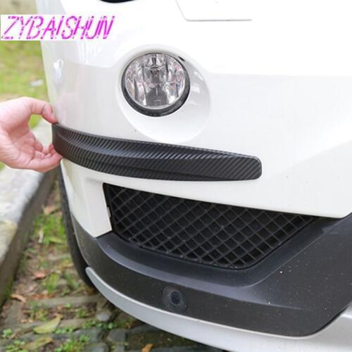 2 pieces / set. Carbon fiber sticker rubber bumper protector for Chevrolet Cruze TRAX Aveo Sonic Lova Sail EPICA Captiva Malibu