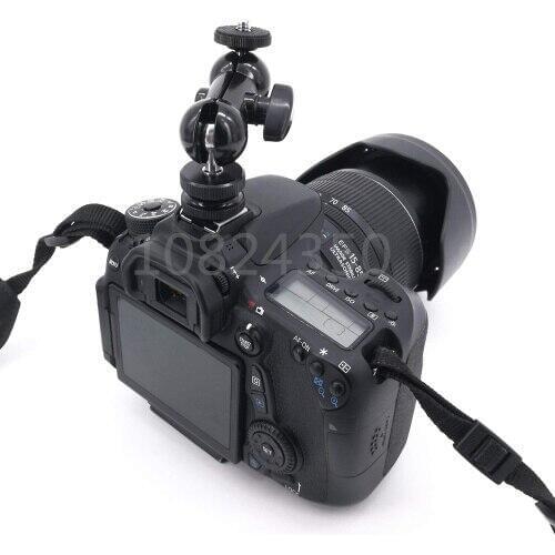 1/4 Hot Shoe Adapter Mini Tripod Ball Head DSLR Camera Magic Arm Camera LCD Monitor LED Light Tripod for Canon 5DIII nikon D7100