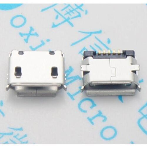 Free Shipping 10 PCS /LOT Micro USB 5P,5-pin Micro USB Jack,5Pins Micro USB Connector Tail Charging socket mini USB