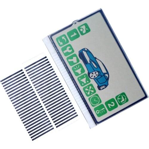 A92 Keychain LCD Display Screen With Flexible Cable Zebra Stripes for StarLine A92 A94 LCD remote controller two way Car Alarm
