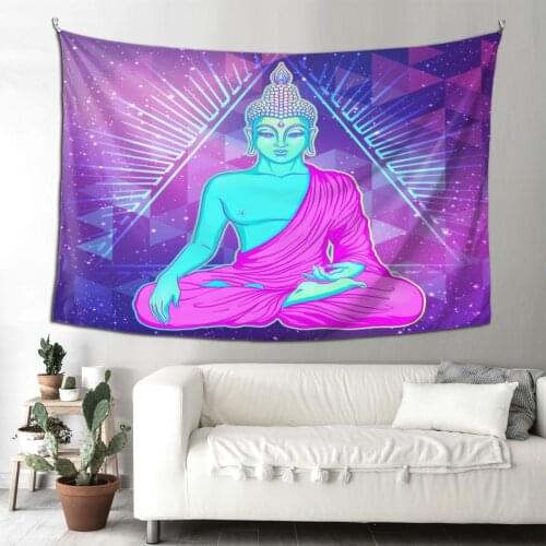 Buddha Cheap Mandela Wall Hanging Tapestry Wall Cloth Tapestries Rug Home Decor Free Decoration Accessories 95x73cm