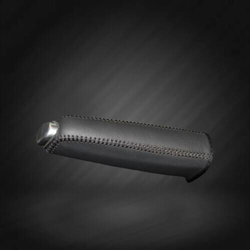 Car Hand Brake Covers Top Layer Leather Case for Fiat Viaggio Handbrake Grips Cover Auto Genuine Leather Handbrake