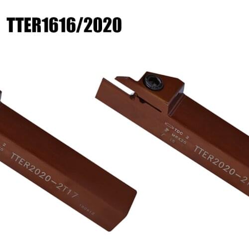 TTER TTER1616 TTER2020 2T 3T 4T External Slotted Tool Shank High Quality And Efficiency CNC Lathe Cutting Turning Toolholders
