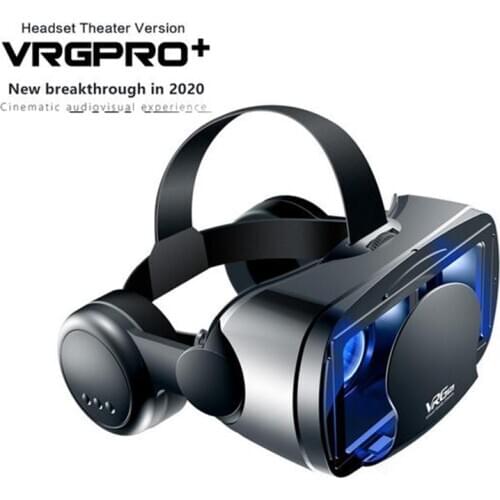 New 3D VR Glasses Virtual Reality Samrt Glasses Full-screen with Stereo Headset for Android IOS Compatible 5 - 7 Inch Smartphone