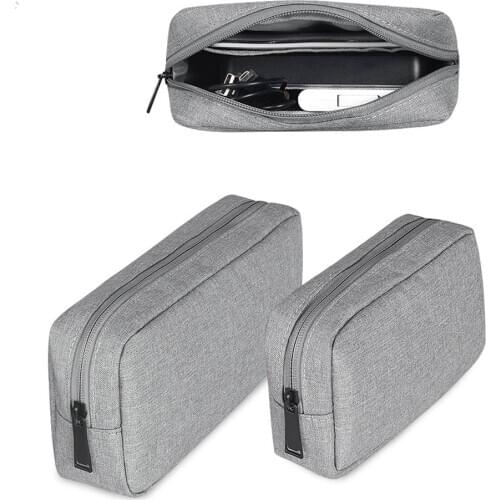 Portable Oxford Cloth Storage Bag Digital Gadget Devices USB Cable Data Line High Capacity Storage Bag