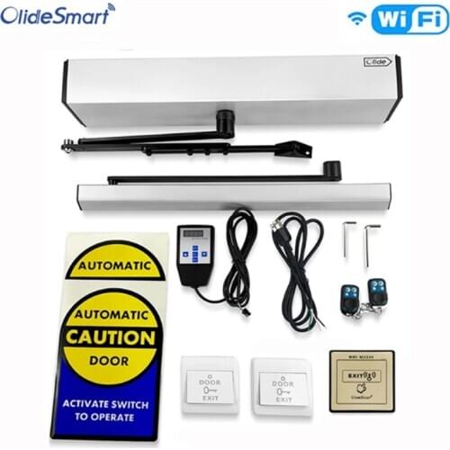 Olide Smart Automatic Swing Door Opener with Wifi Switch, Phone APP Alexa/Echo Workable