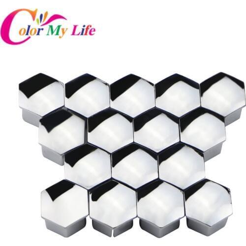 20Pcs Universal Anti-Rust 19mm Car ABS Auto Trim Tyre Wheel Nut Screw Bolt Protection Covers Caps Car Styling