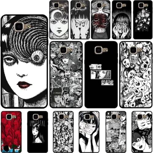 Yinuoda Junji Ito Tees Horror Phone Case for Samsung A6 A7 A8 A10 A20 A21 A30 A30s A31 A40 A50 A51 A52 A70 A71