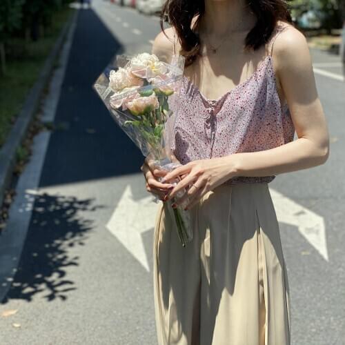 Werynica Summer Women Self Tie Back V Neck Print Floral Crop Camis Top Female Camisole Sexy Tank Ladies Casual Blouse tops