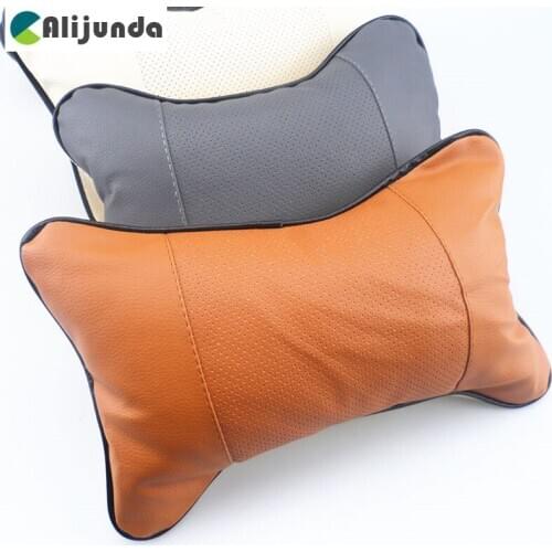 1 PCS artificial leather car seat pillow protection your neck for Citroen C-Quatre C-Triomphe Picasso C1 C2 C3 C4 C4L C5 Elysee