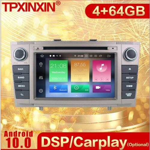 2 Din Carplay Android Radio Receiver Multimedia For Toyota Avensis T27 2009 2010 2011 2012 2013 2014 2015 GPS Recorder Head Unit