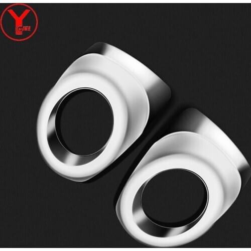 New fog light covers For Toyota Wish 2003-2010 ABS 2003 2005 2008 2009 chrome decorative lights fog lamps car accessories YCSUNZ