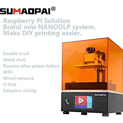 SUMAOPAI SQ1 Raspberry Pi Scheme Nanodlp System 5.5-Inch2560*1440 UV Curing 3D Printer 2K Screen Photosensitive Resin