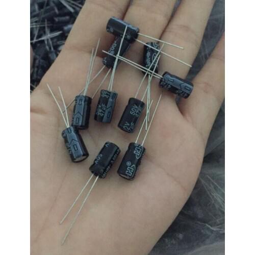 47UF 50V 105C 6x12mm Aluminum Electrolytic Capacitor