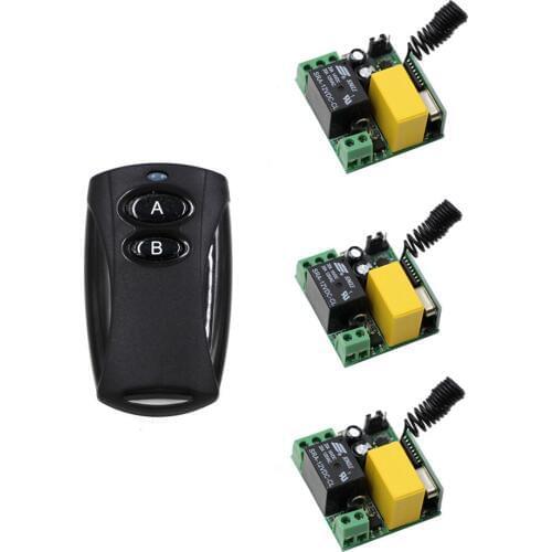 Best Promotion Wireless RF Remote Control Switch AC 220V 10A Relay Mini Receiver Module & Remote Controller for Light Lamp