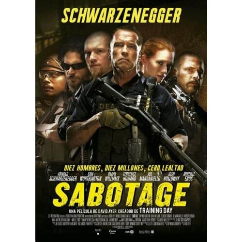 Lot style Choose Sabotage MOVIE Art print Silk poster Home Wall Decor