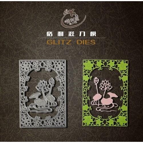 Metal Water lily cutting dies stencils for DIY Scrapbooking/photo album Decorative Embossing DIY Paper Cards
