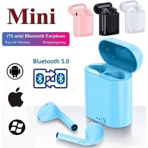 I7s TWS Bluetooth Earphones Mini Sports Headset Waterproof Earbuds Music Earpieces For Xiaomi Huawei Iphone Wireless Headphones