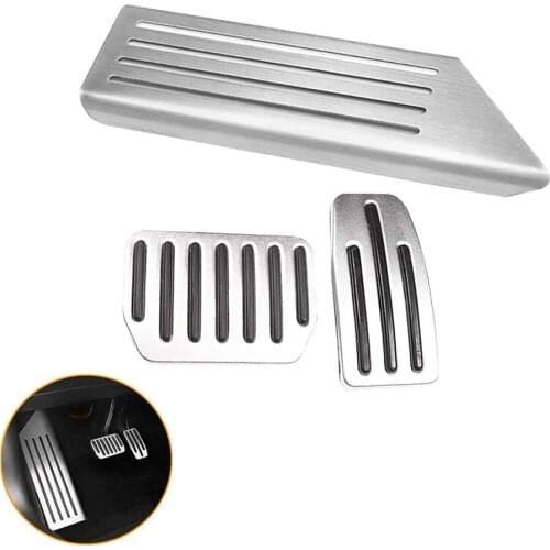 Non Slip Performance Foot Pedal Pads Auto Aluminum Pedal Covers Fit for Tesla Model 3 Tesla Model Y Accessories