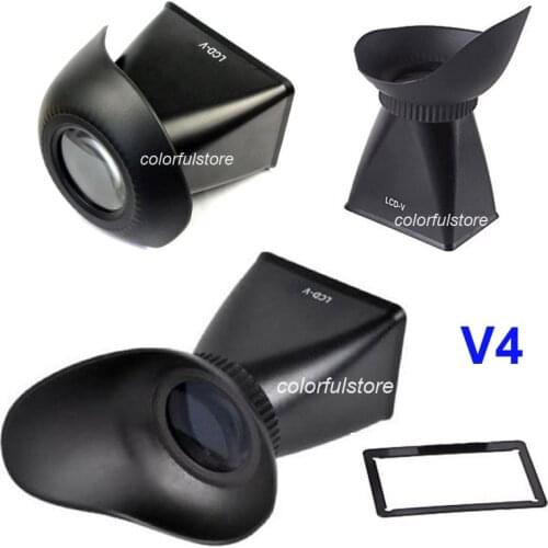 New V4 LCD 2.8x Magnification Magnifier Viewfinder Extender Eye Cup Eyecup Hood Holder 3" for Sony NEX3 NEX 3 NEX5 NEX 5 Camera
