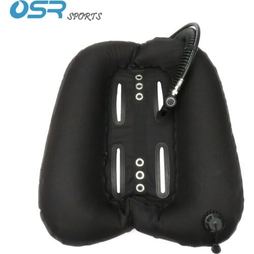 Scuba diving tech diving double tank backmount BCD 45LBS wing only with 4inch webbing slots