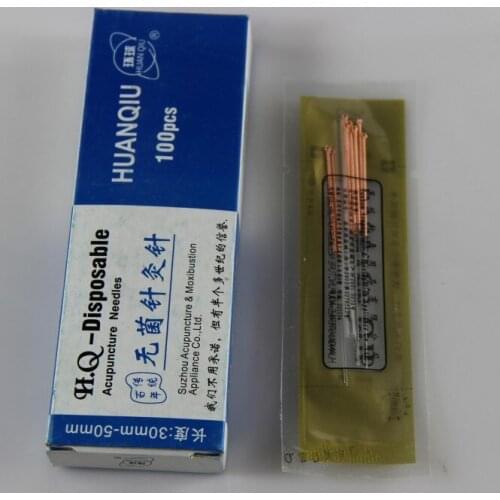 Disposable acupuncture needle 100/pack 10 packs/set