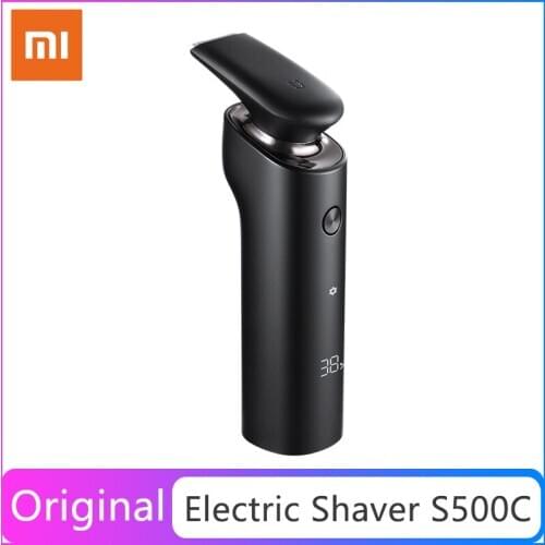 Original Xiaomi Electric Shaver S500C Facial Cleaning Sideburns 3 Cutter Head Floating IFT Suspension Type-C Port For Men