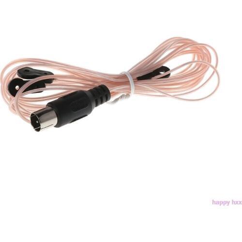 Dipole Radio Antenna Aerial FM Signal Receiver Male Connector TV Adapter Tuner Card Amplifier Home Indoor