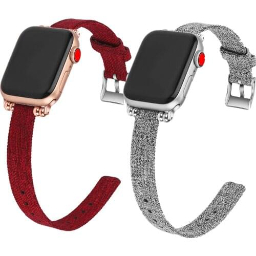 For apple watch 4 5 3 band accessories Fabric watchbands for iwatch strap 44mm 42mm 40mm 38mm Bracelet Soft woven correa belt