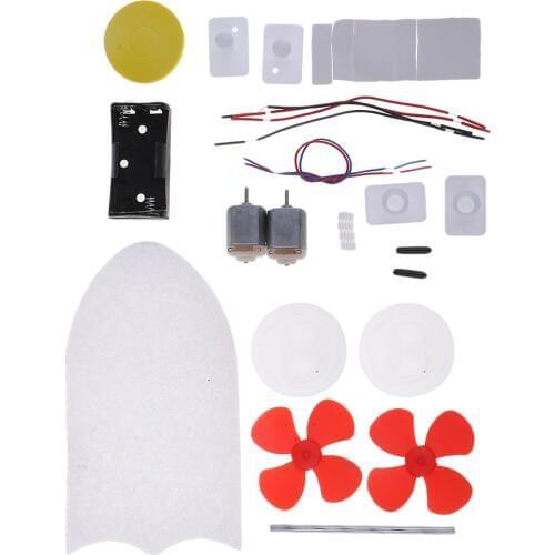 Science DIY RC Racing Boat Kit Scientific Experiment Material Education Toys School Class Learning Tools Toy For Student