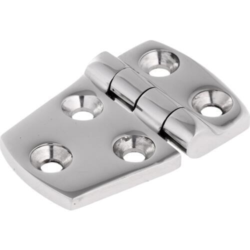 Stainless Steel Boat Marine Door Hatch Compartment Butt Hinge 57 x 38mm