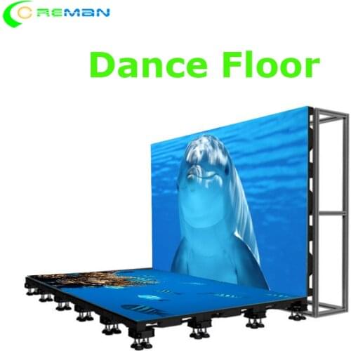 High Quality Wedding T Stage show Party Dance Floor Display P3.91 P4.81 P6.25 P2.976 indoor ouotdoor led video wall Radar sensor