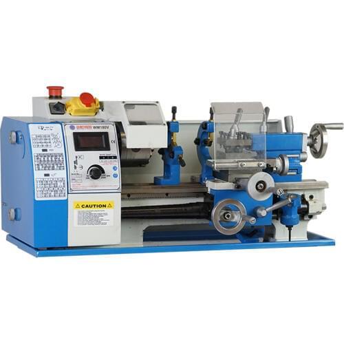 WBL180 small precision instrument lathe industrial grade metal processing home desktop digital display lathe teaching lathe