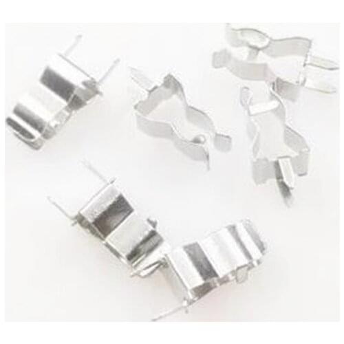 100pcs 5*20mm 6*30MM Fuse Holder Clips Glass Quick Fast Blow Fuses Welding Holder 5X20MM 6X30MM