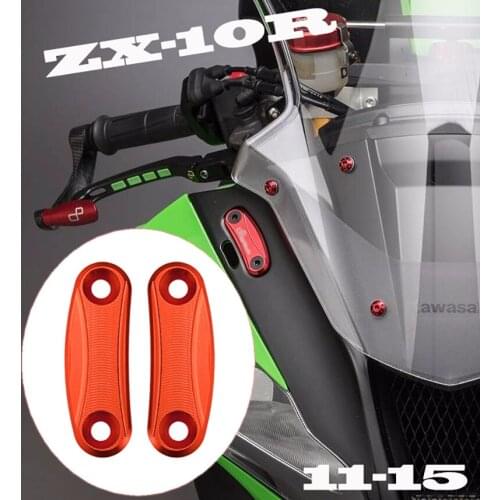 MTKRACING rear view mirror chassis decorative mirror code for kawasaki ZX-10R zx10r 2011-2015 base mirror decorative block