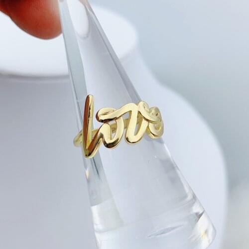 TIFFON Original 1:1 S925 Sterling Silver LOVE & Zircon LOVE Rings Fashion Women Logo Fine Romance Wedding Holiday Gift Jewelry